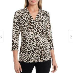 Vince Camuto Perfect Women's Leopard Print Ruched
